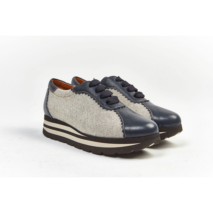 <span>4610h</span><br><span>Cuir/Lin </span><br><span>NAVY</span>8272907_3