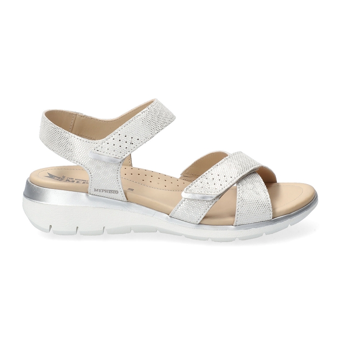 <span>kristina</span><br><span>Cuir softy 1230/magic argento </span><br><span>BLANC</span>