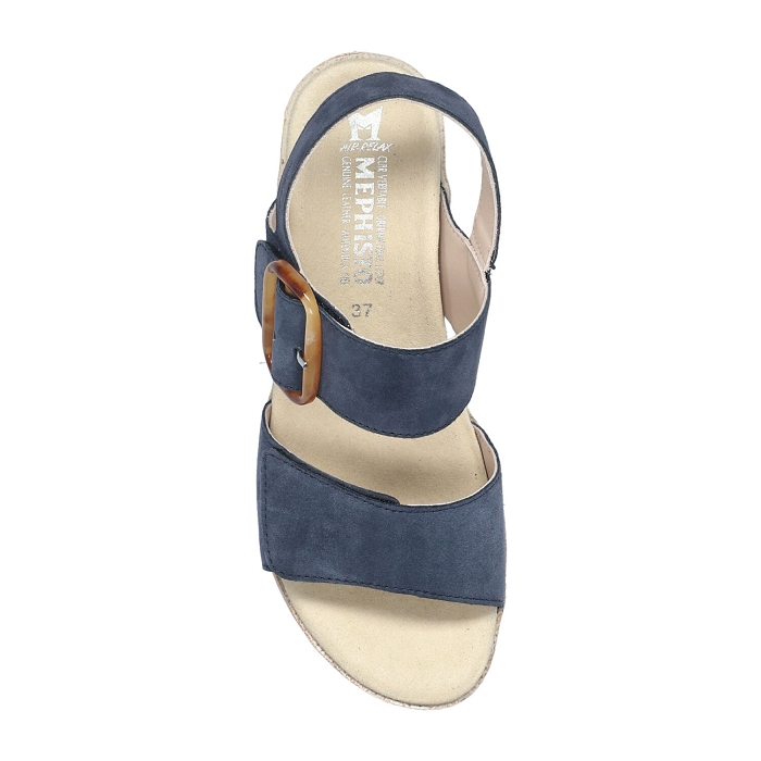 Sandales Femme MEPHISTO Lissandra Bleu Marine - Taille EU 41 (US 11), Neuves Avec Boîte